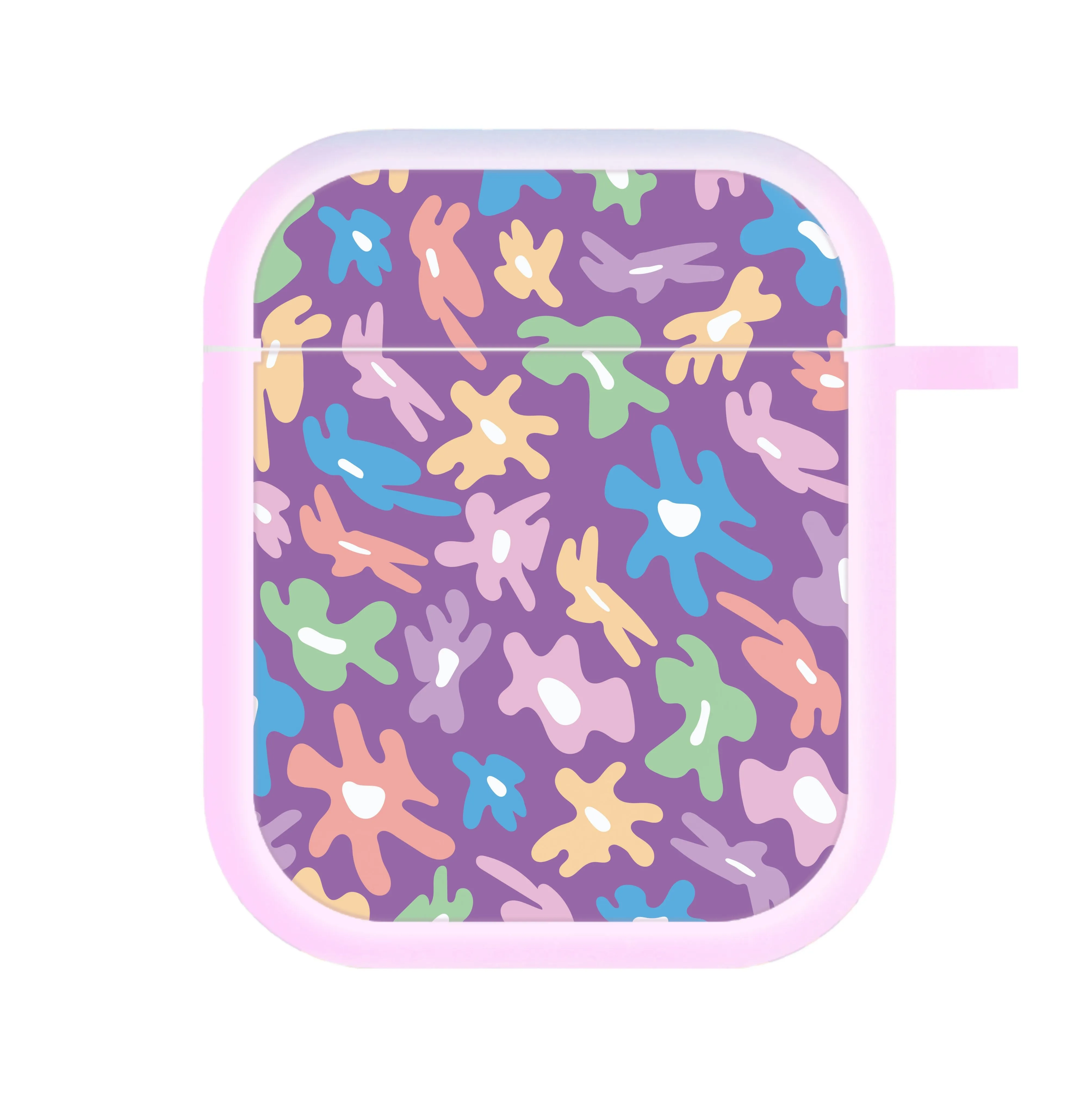 Abstract Flowers- Floral Patterns AirPods Case