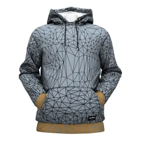 Abstract Gray Polygons Hoodie