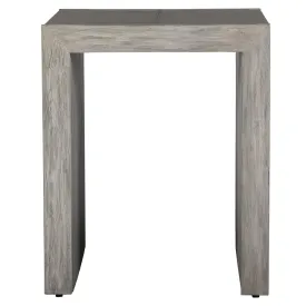 Aerina Modern Gray End Table