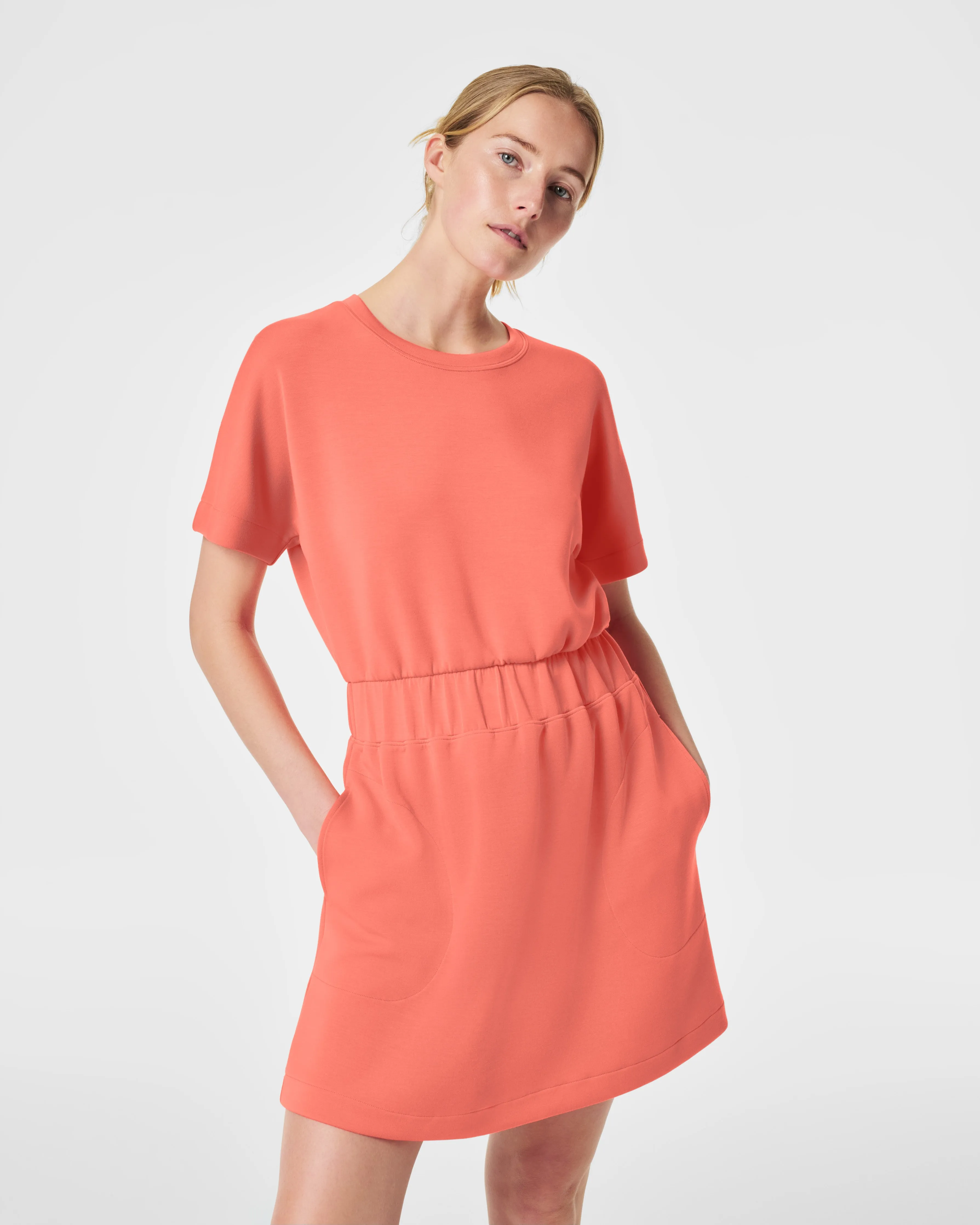 AirEssentials Cinched T-Shirt Dress