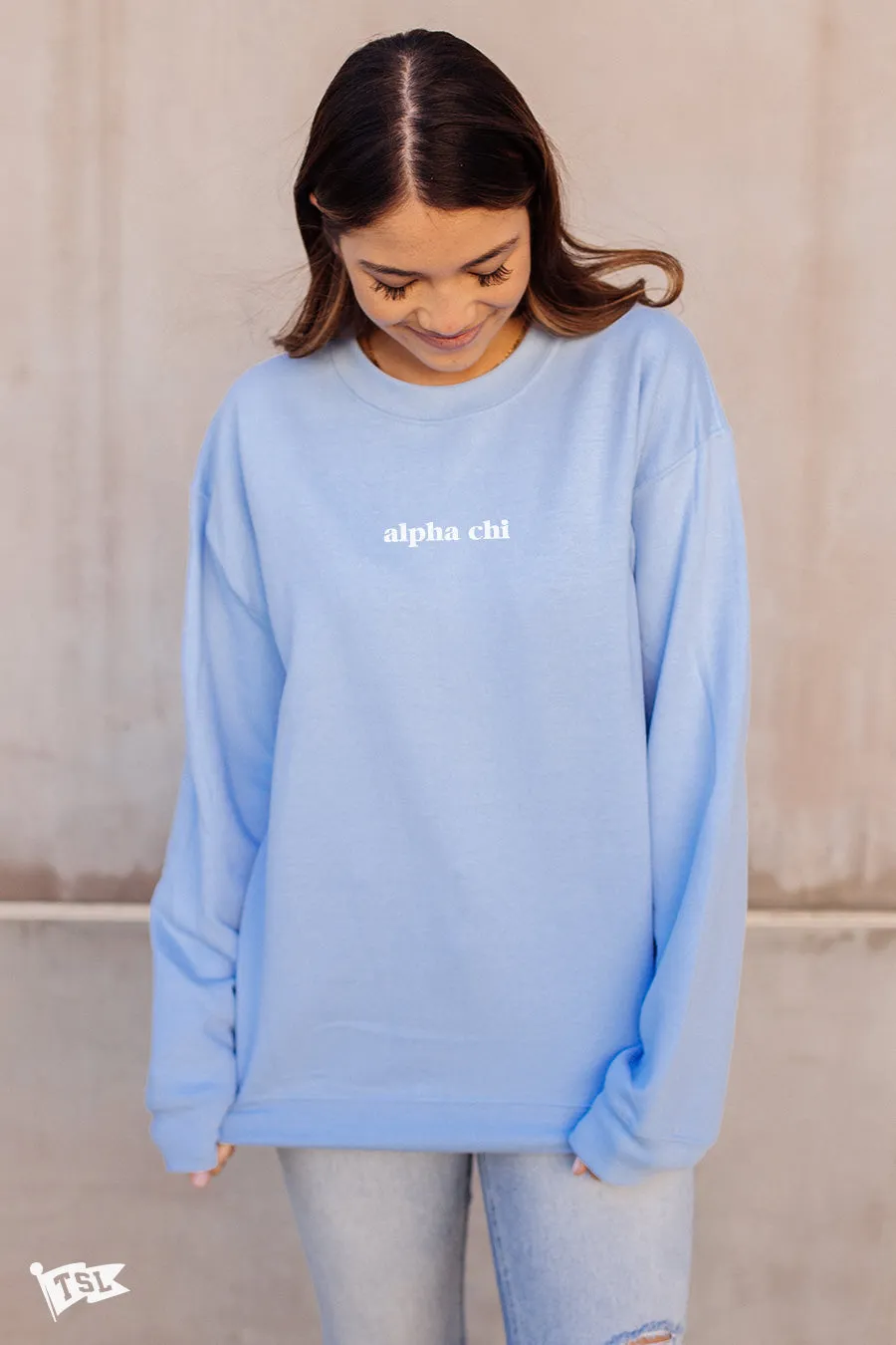 Alpha Chi Omega Baby Crewneck