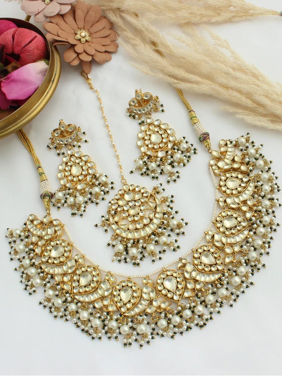 Alwar Bib Necklace Set