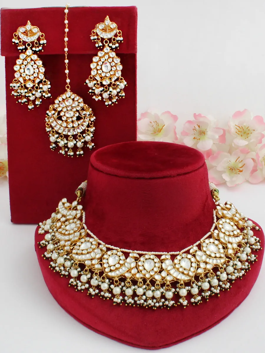 Alwar Bib Necklace Set