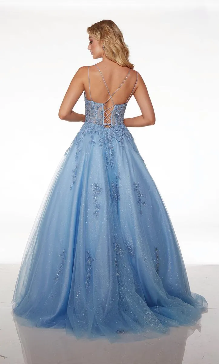 Alyce A-Line Corset Prom Dress 61633