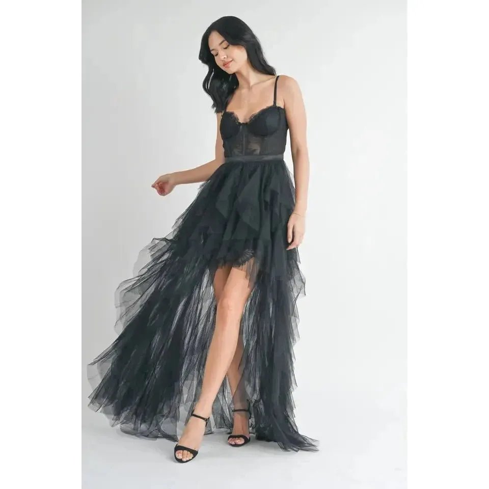 Angela Tulle Maxi Dress