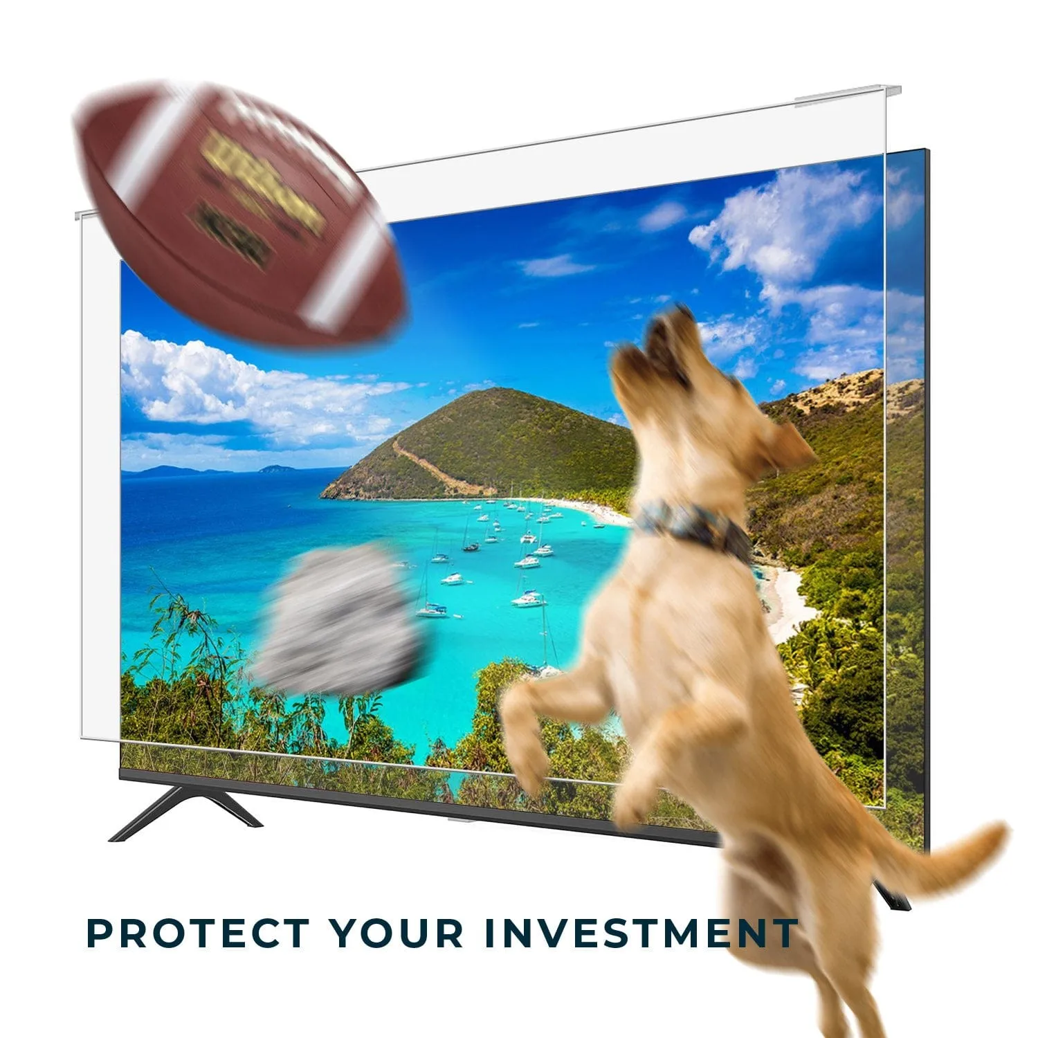 Anti-Blue Light TV Screen Protector - Most 55" TVs