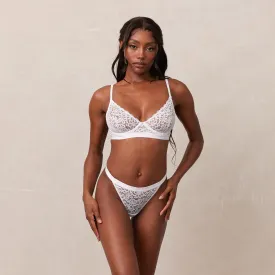 Balcony Bra  - White