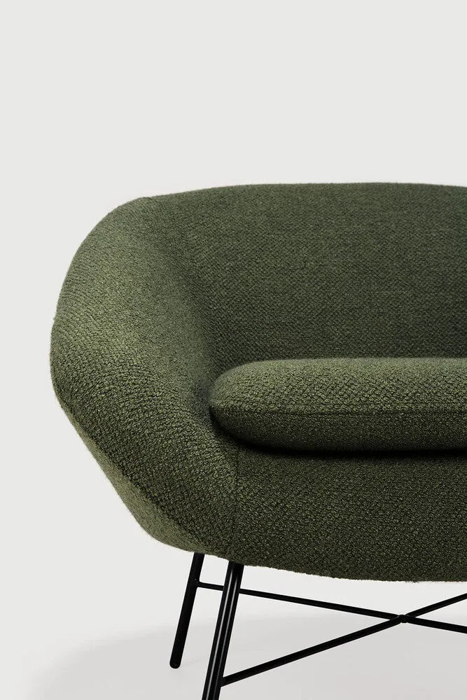 Barrow Lounge Chair - Pine Green Fabric