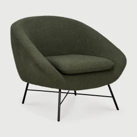 Barrow Lounge Chair - Pine Green Fabric