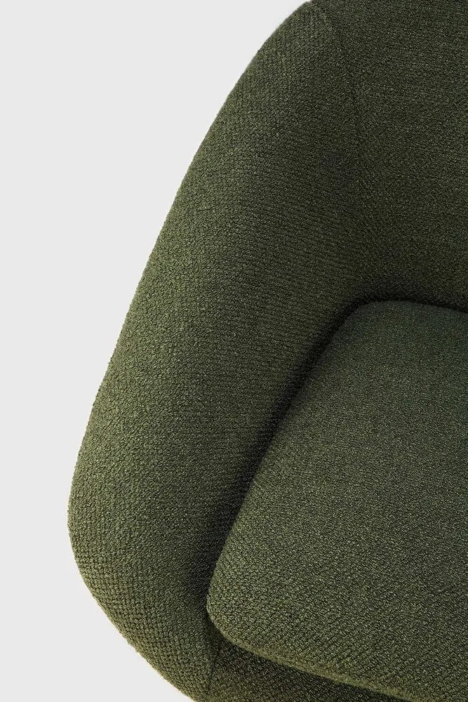 Barrow Lounge Chair - Pine Green Fabric