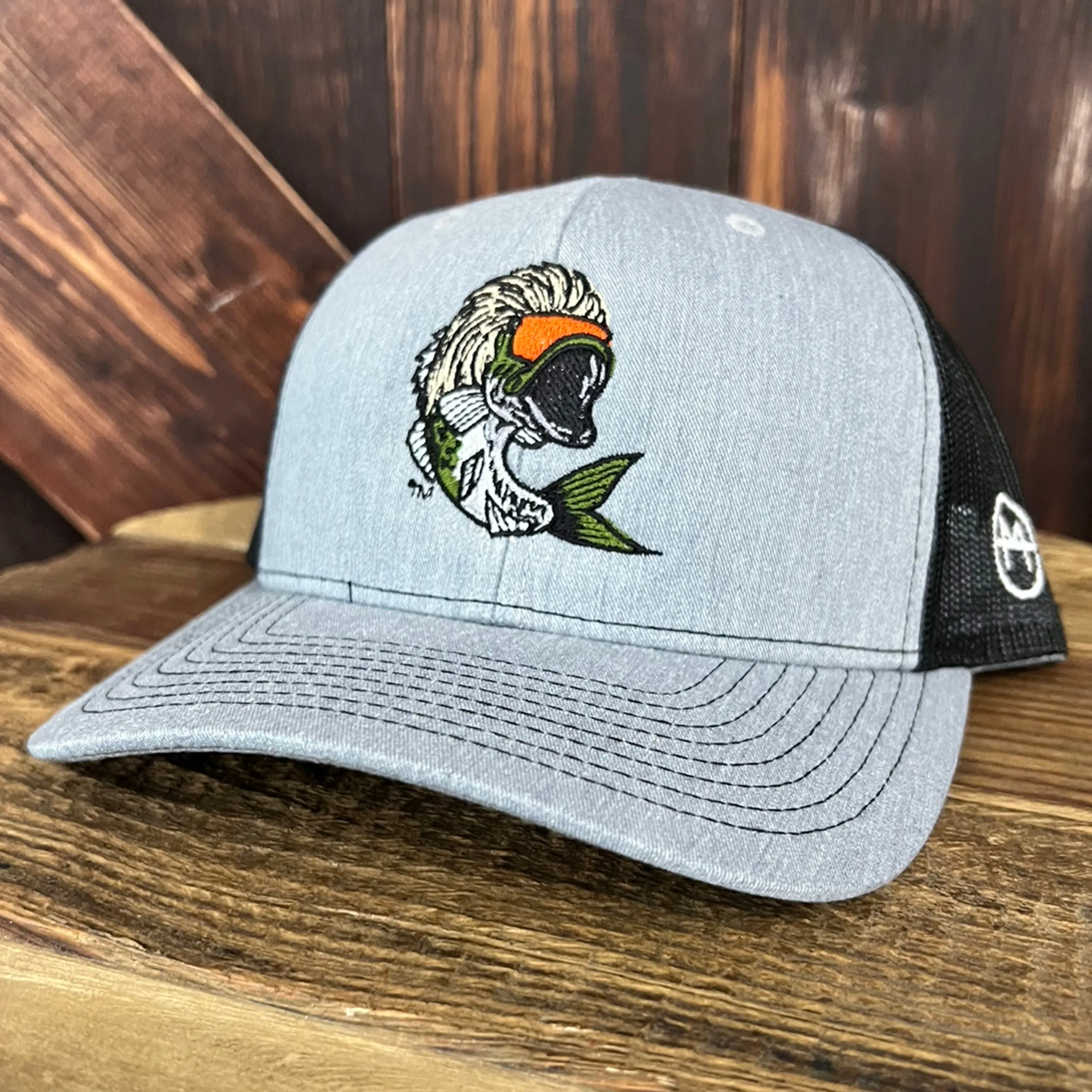 Bass Mullet Hat - Heather Gray/Black