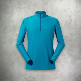 Berghaus 24/7 Half Zip Long Sleeve Tech Turquoise