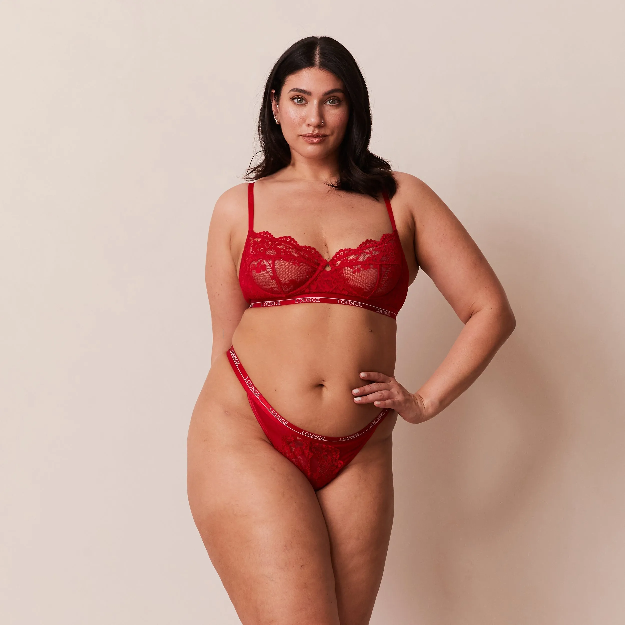 Blossom Balcony Bra  - Maroon