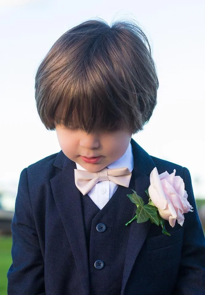 Blush Pink Boys Bow Ties