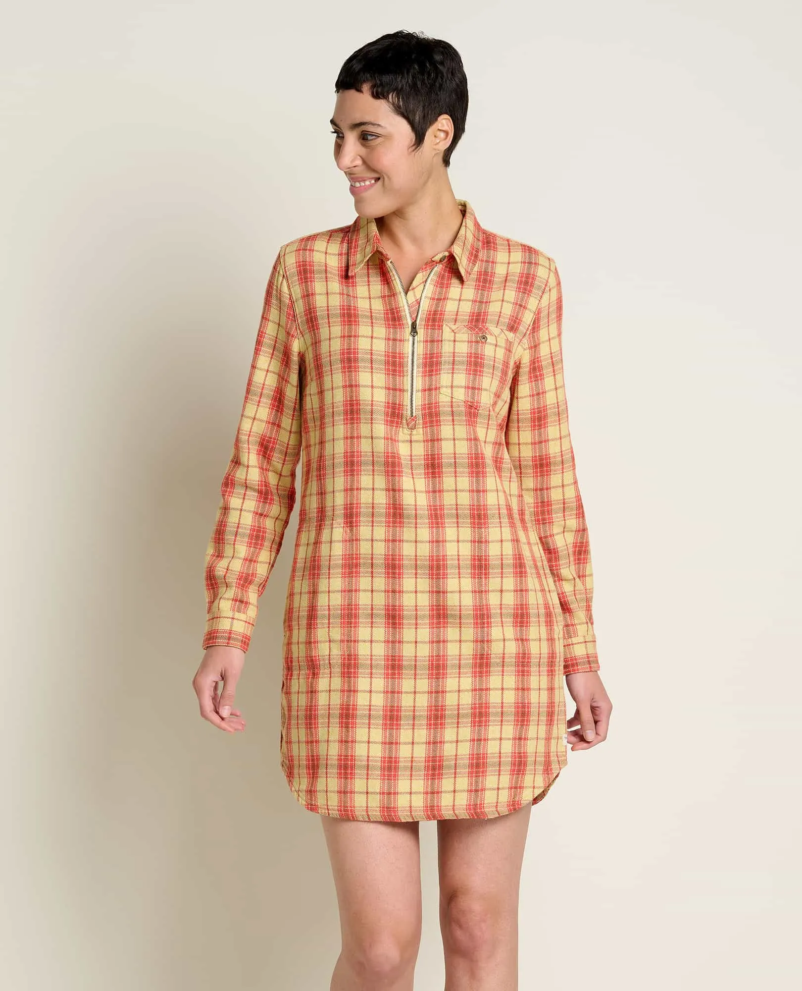 Bodie Quarter Zip Dress