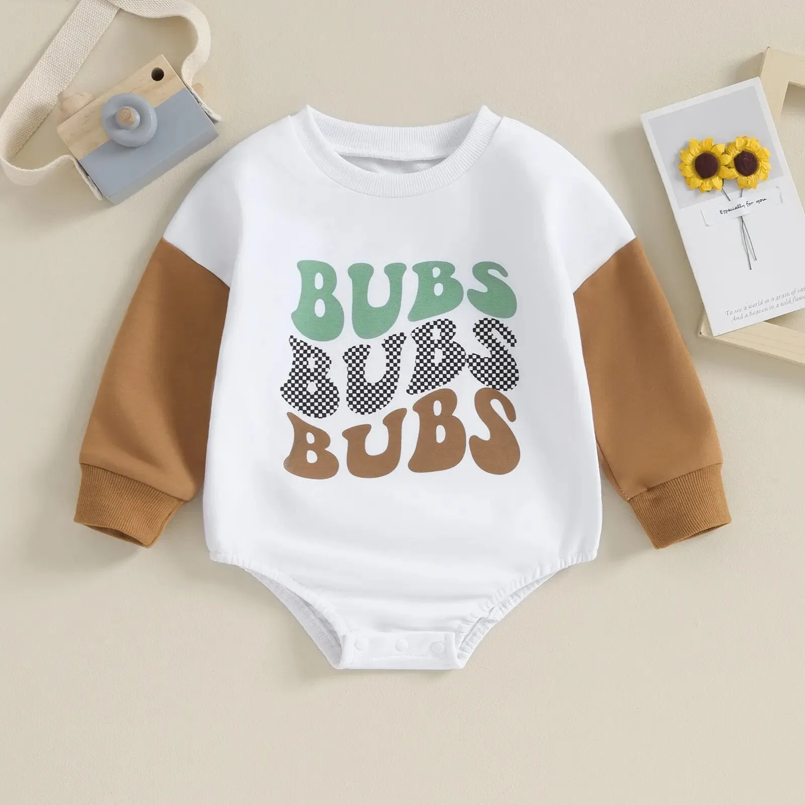 BUBS Long-Sleeve Onesie