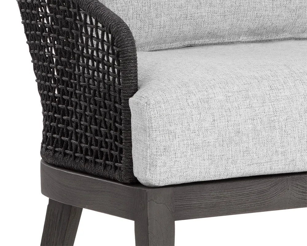 Capri Lounge Chair - Smoke Grey