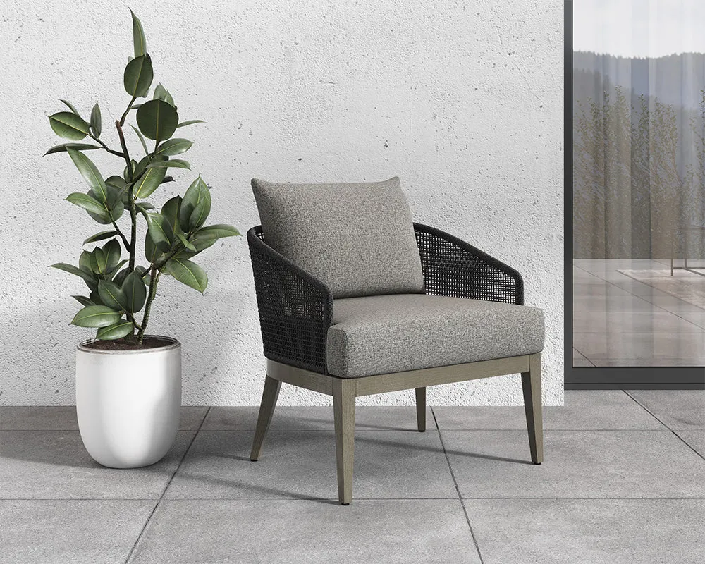 Capri Lounge Chair - Smoke Grey