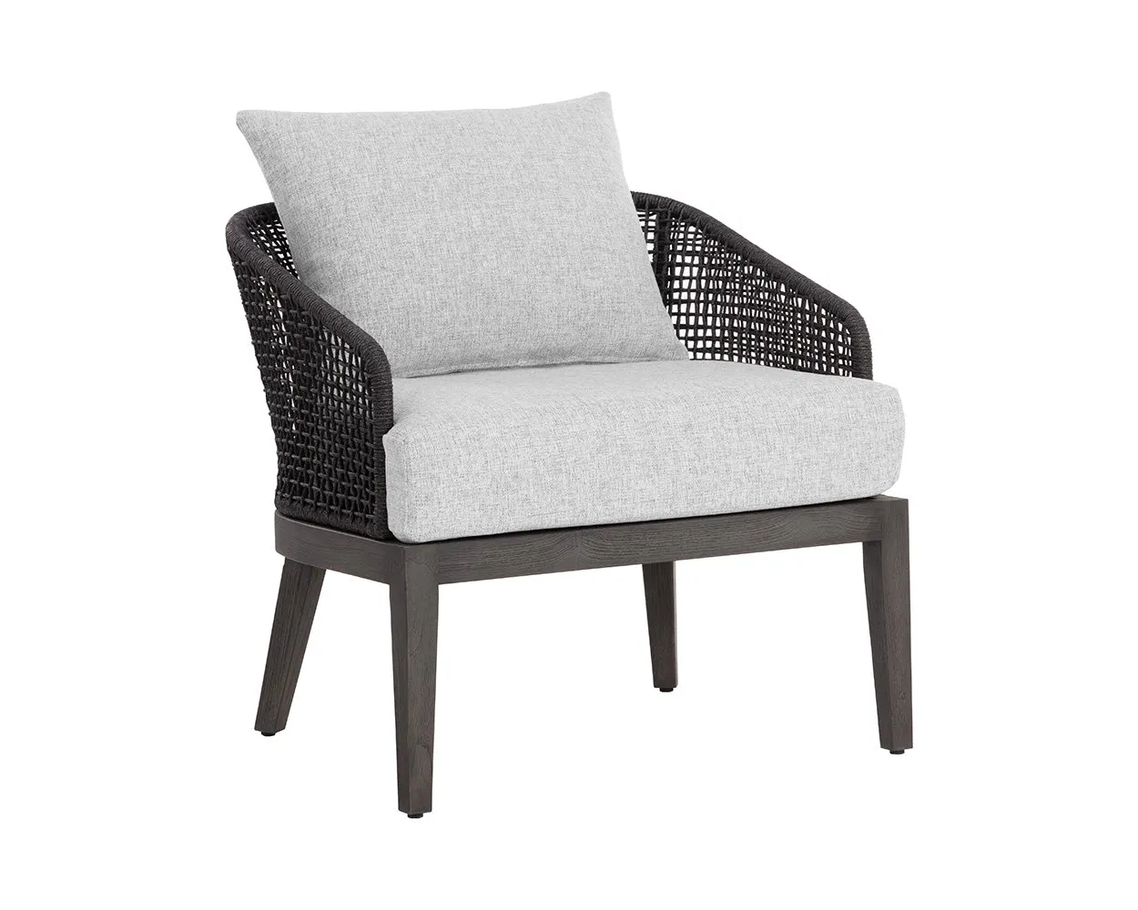 Capri Lounge Chair - Smoke Grey