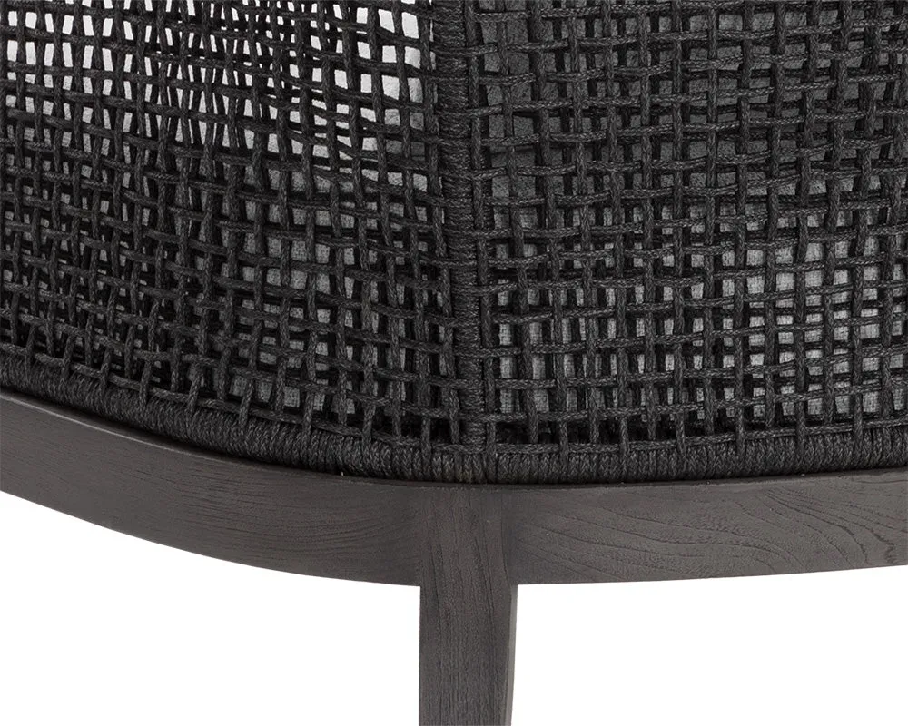 Capri Lounge Chair - Smoke Grey