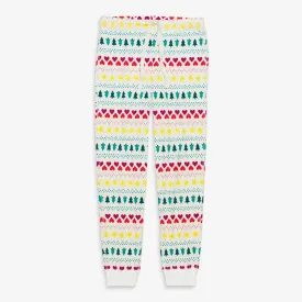 Clearance fit 2 grown-ups organic PJ pant in fair isle