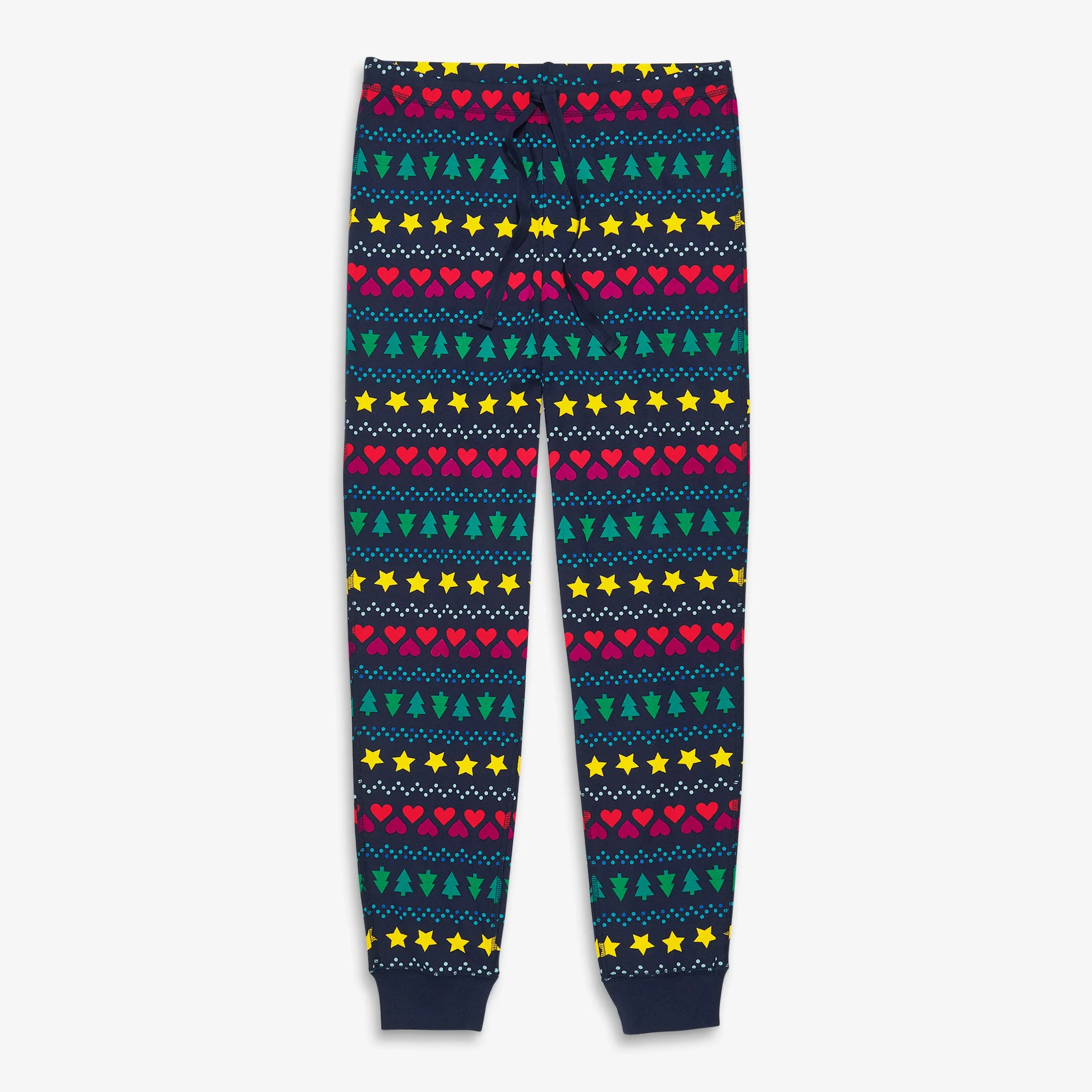 Clearance fit 2 grown-ups organic PJ pant in fair isle