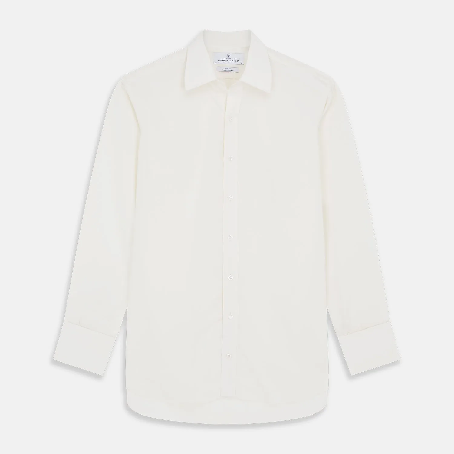 Cream Silk Whitby Shirt