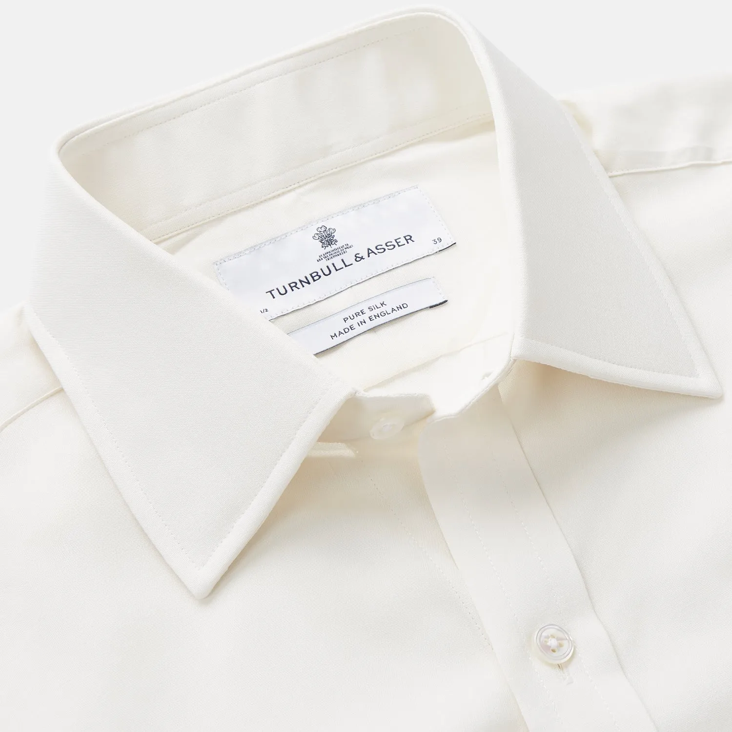 Cream Silk Whitby Shirt