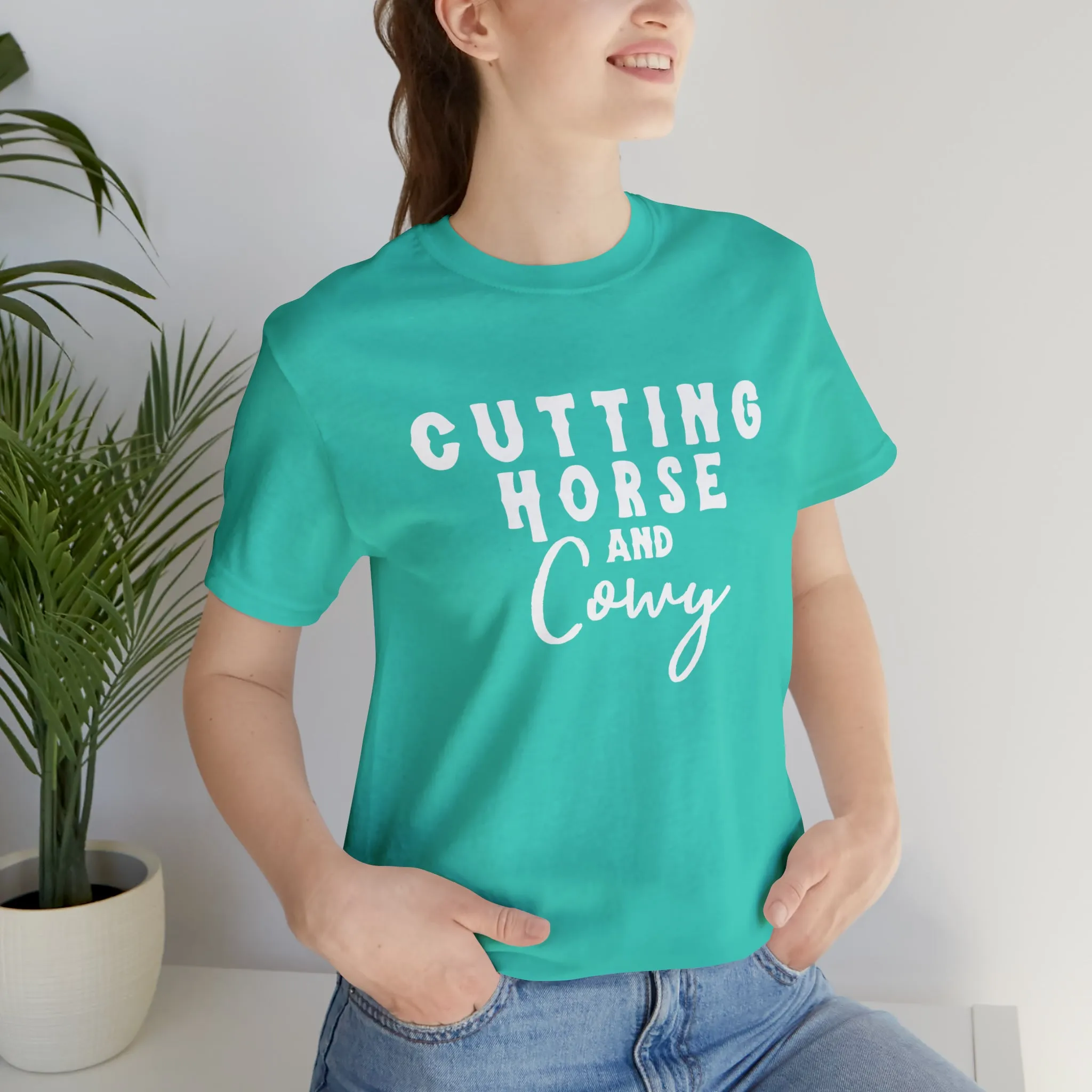 Cutting Horse & Cowy Short Sleeve Tee