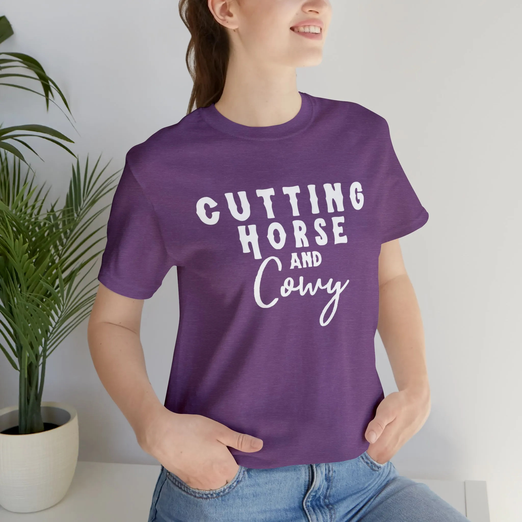 Cutting Horse & Cowy Short Sleeve Tee