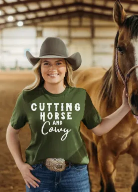 Cutting Horse & Cowy Short Sleeve Tee