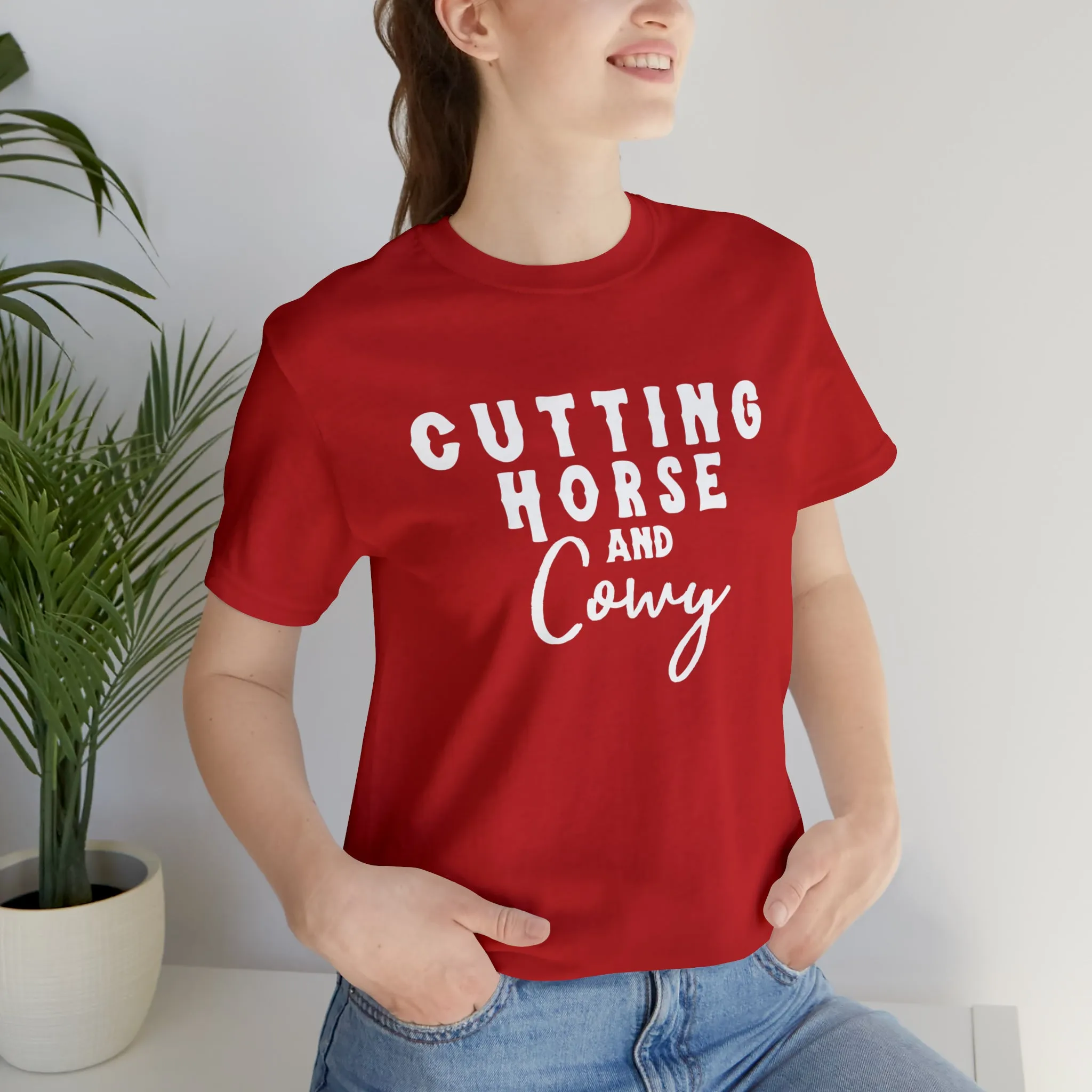 Cutting Horse & Cowy Short Sleeve Tee