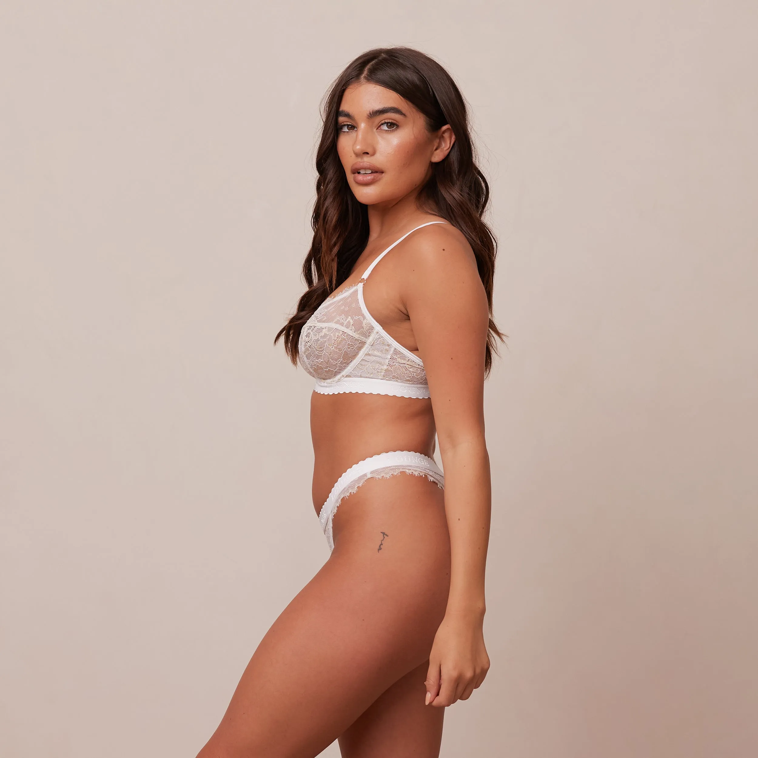 Desire Balcony Bra  - White