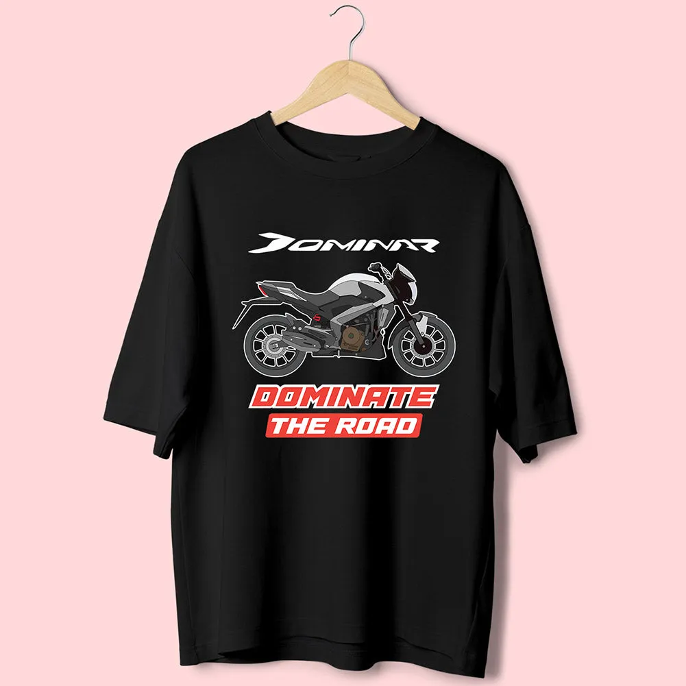 Dominate The Road (Front Print) Oversized T-Shirt