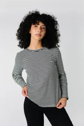 Easy Does It Striped Long Sleeve Top