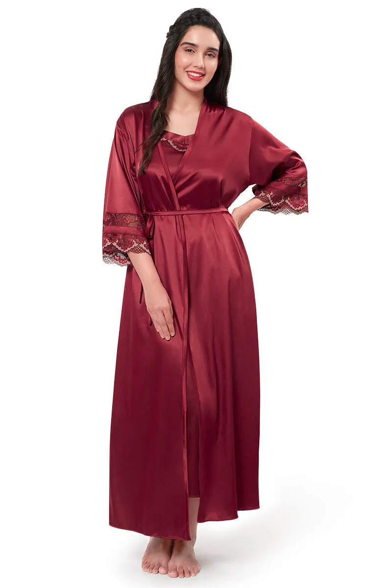 Eternal Bliss Robe - Red Berry