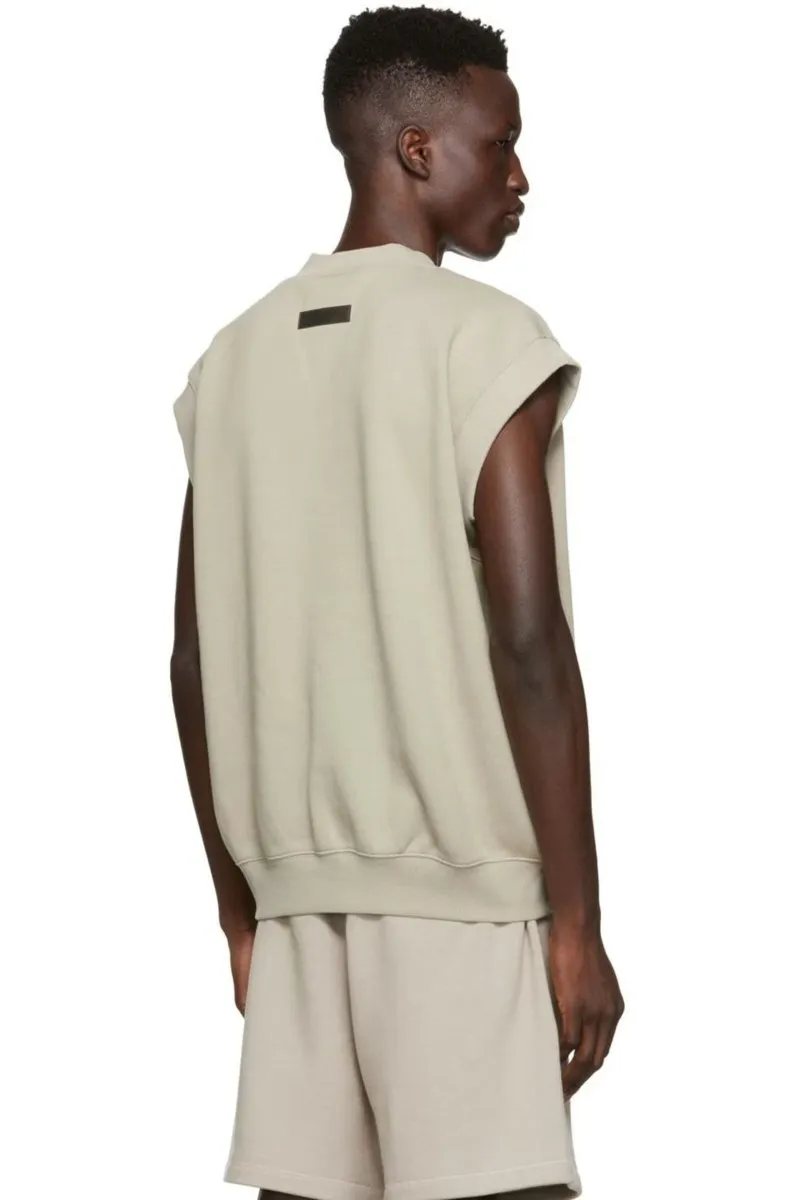 Fear Of God Essentials V-Neck Vest Smoke