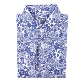 Fedeli Lightweight Printed Cotton Shirt