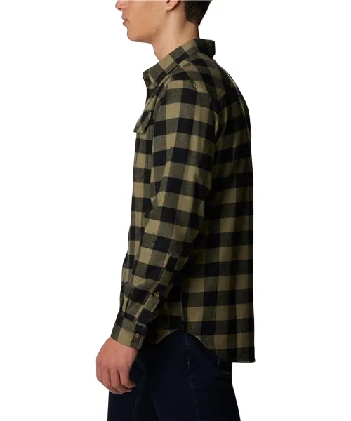 Flare Gun Stretch Flannel Stone Green