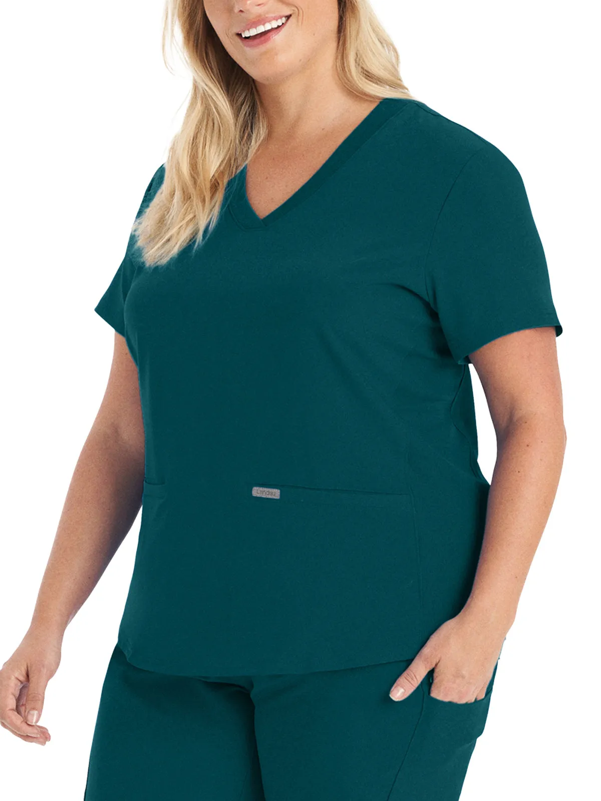 Forward - Women's 3-Pocket V-Neck Scrub Top