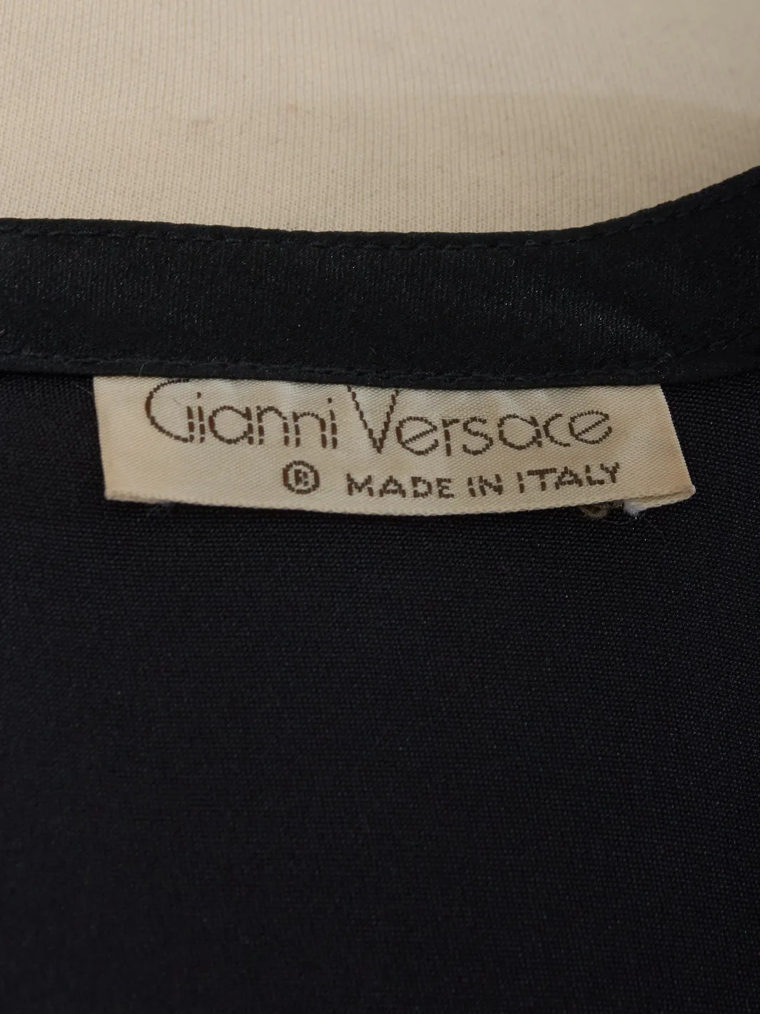 Gianni Versace Black Silk Sweater