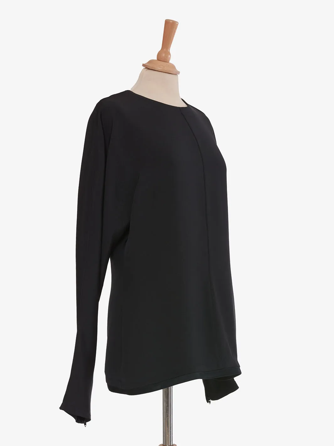 Gianni Versace Black Silk Sweater