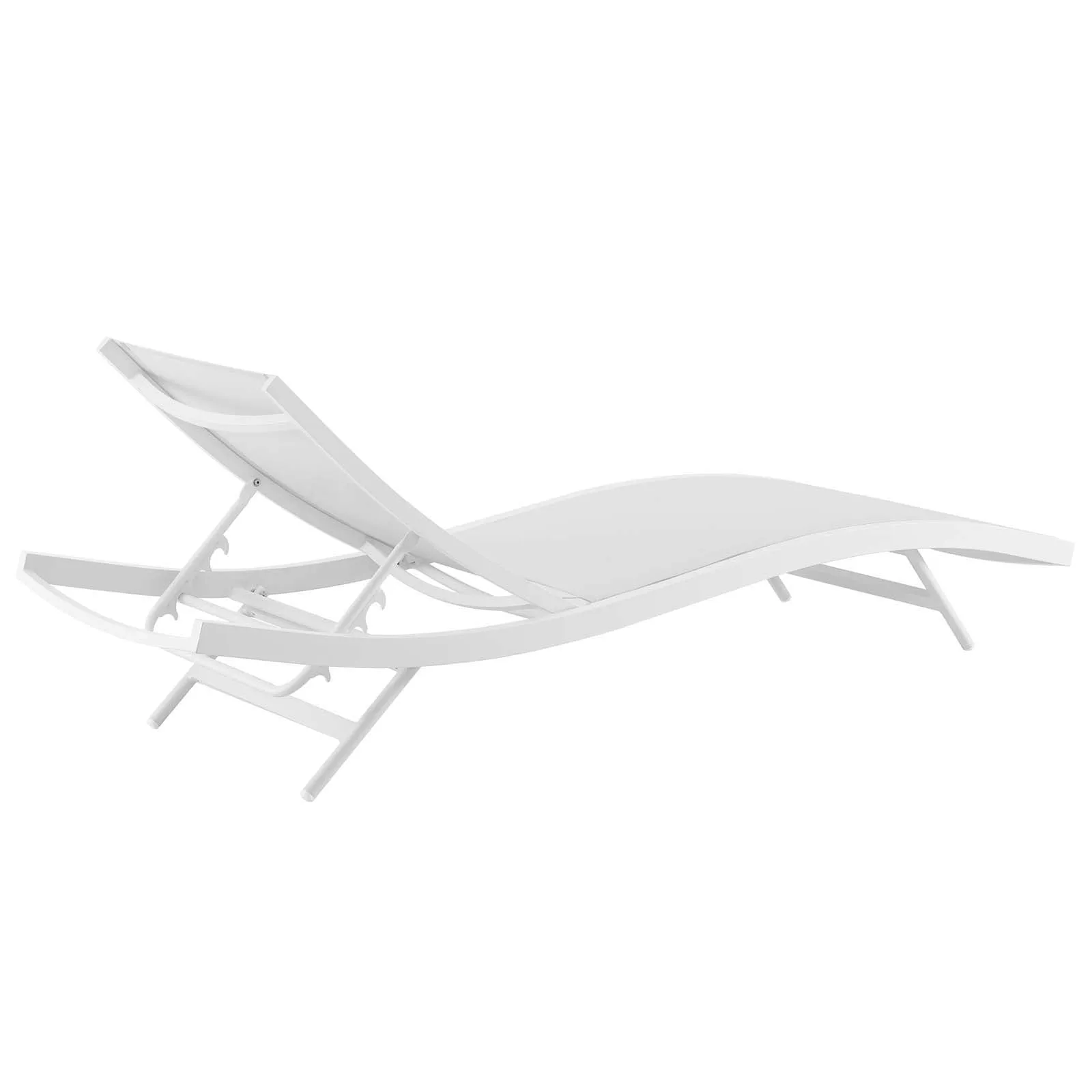 Glimpse Outdoor Patio Mesh Chaise Lounge Set of 2