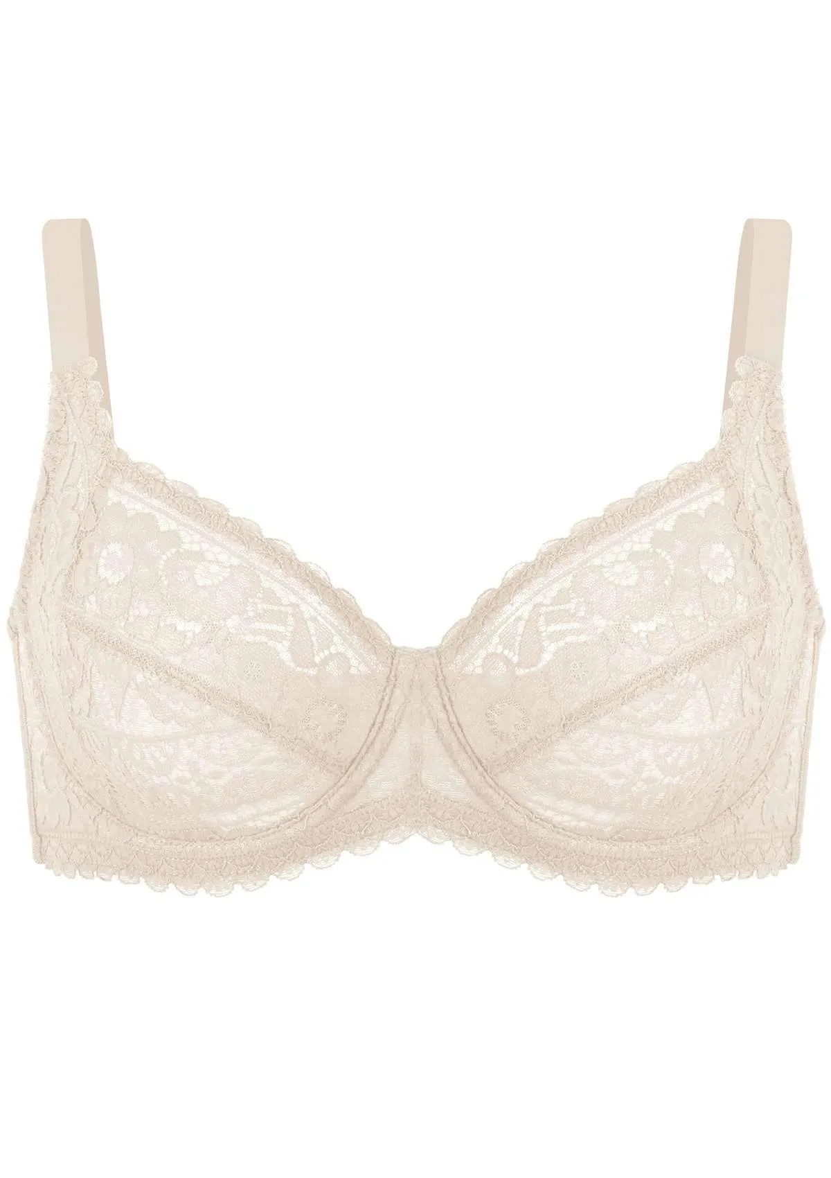 HSIA Leaf Flower Lace Underwire Bra