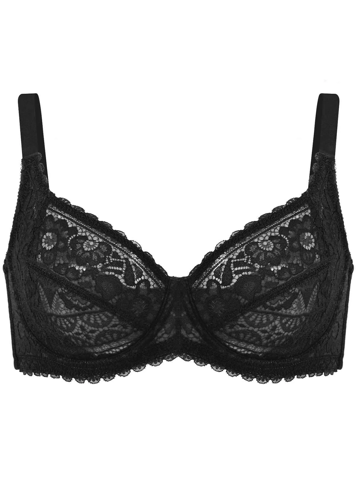 HSIA Leaf Flower Lace Underwire Bra