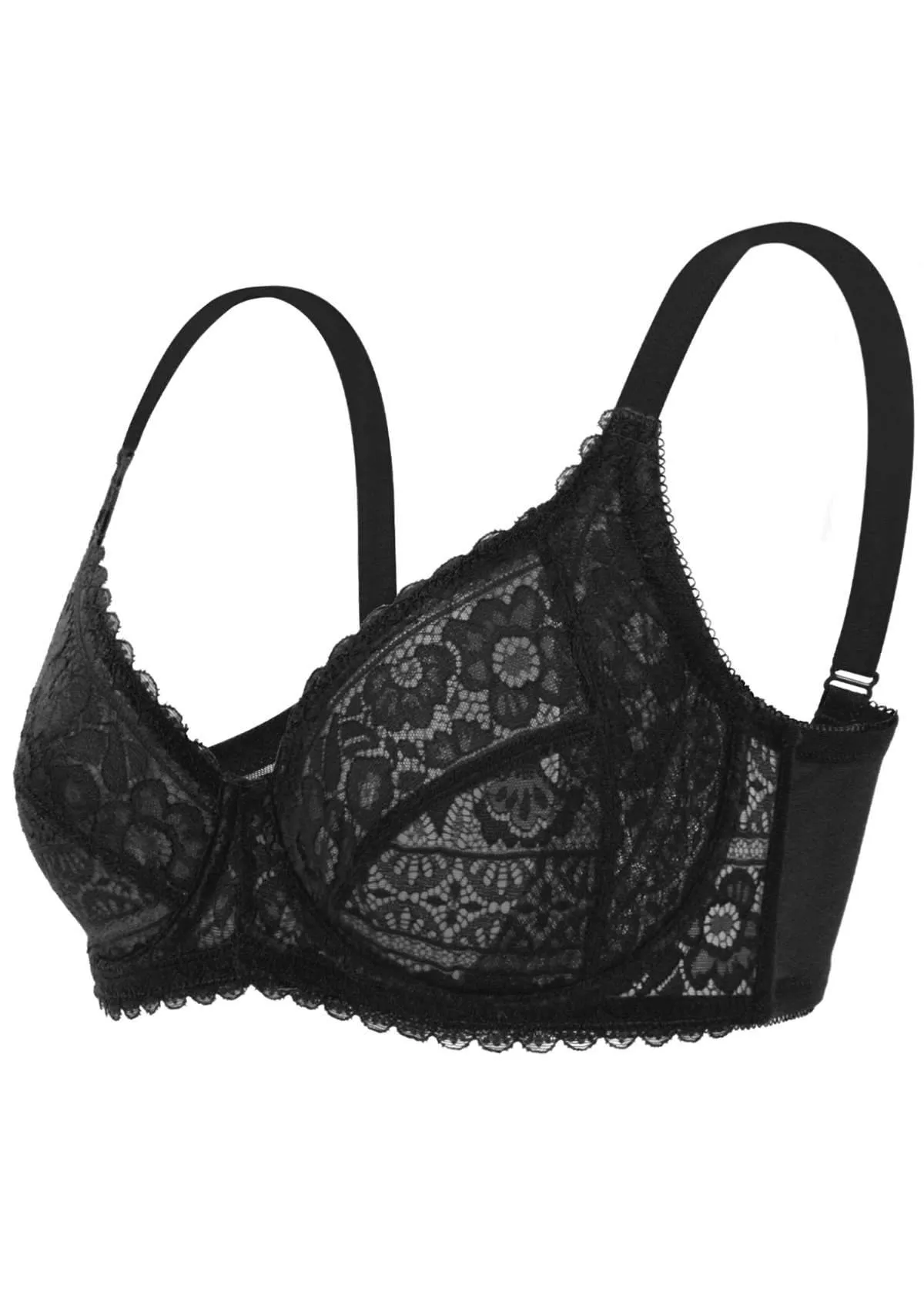 HSIA Leaf Flower Lace Underwire Bra