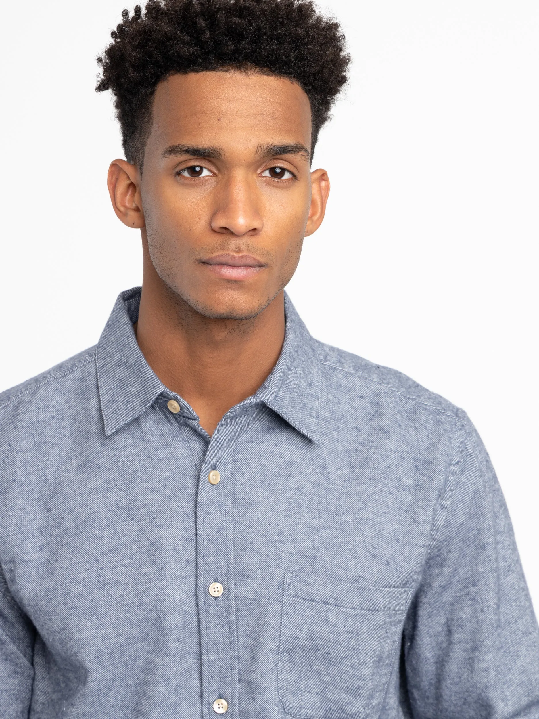 Indigo Teca Flannel Shirt