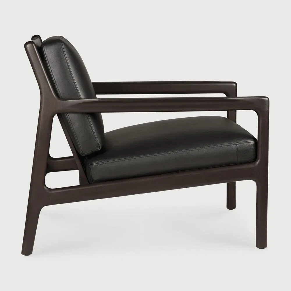 Jack Lounge Chair - Black Leather