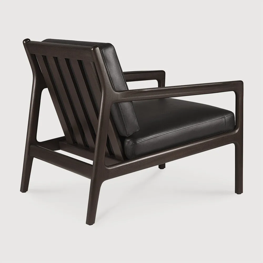 Jack Lounge Chair - Black Leather