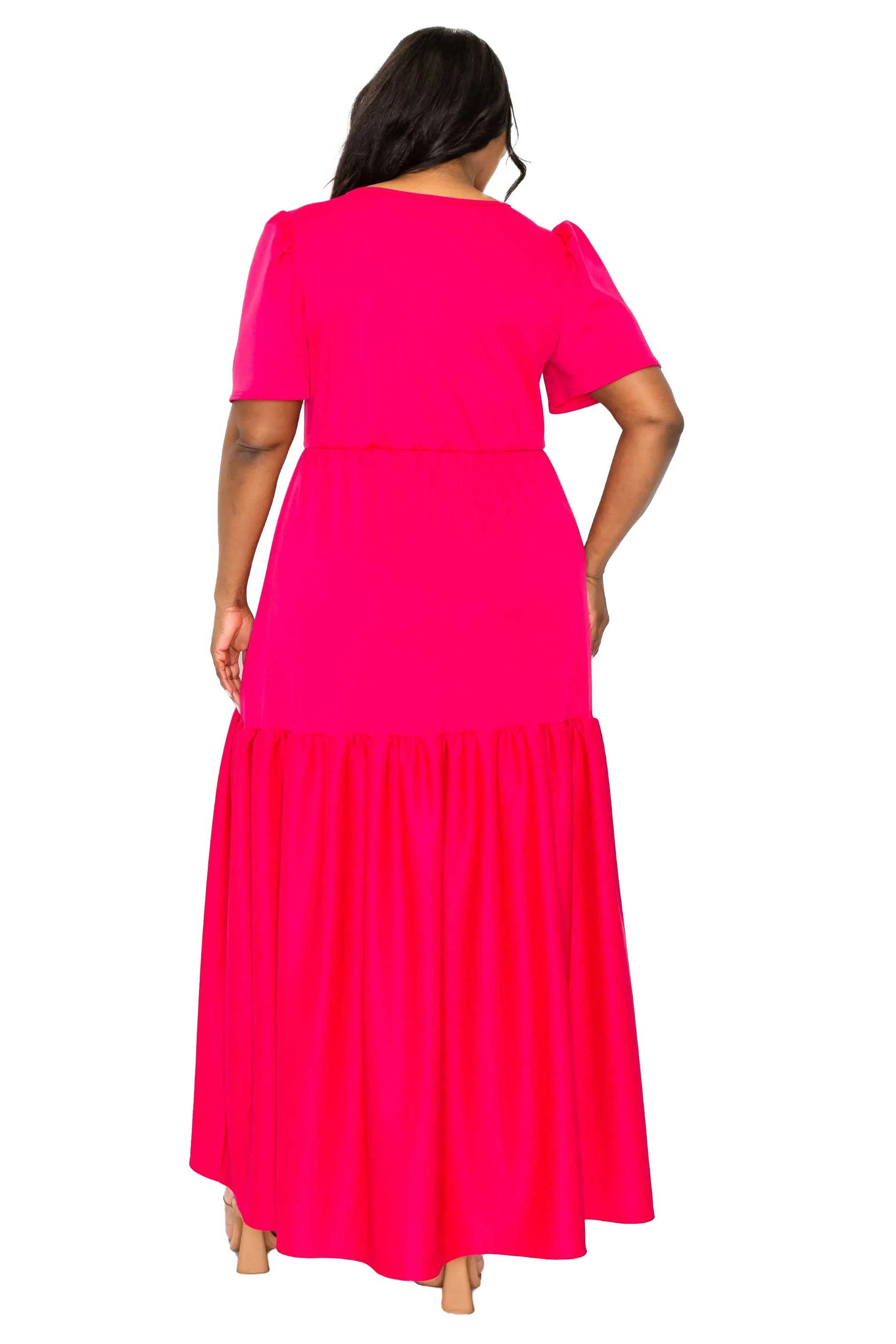 Joli Surplice Neck Dress